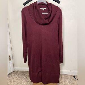 LOFT Burgundy sweater Dress